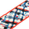 Chanel Plaid Printed Silk Twilly Scarf Secondhand