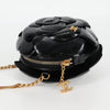 Secondhand Chanel Camélia Black Patent Leather Bag