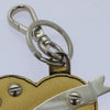 Prada Charm Logo Key Ring Saffiano Leather