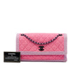Chanel CC Quilted Tweed Accordion Flap Secondhand