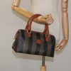 Secondhand Fendi Pequin Brown Canvas Bag
