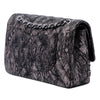 Chanel Medium Classic Metallic Goatskin and Lace Double Flap Secondhand