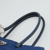 Secondhand Prada Tessuto Blue Synthetic Bag