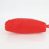 Secondhand Bottega Veneta Intrecciato Red Leather Bag