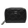 Chanel CC Quilted Caviar Zip Coin Purse Secondhand