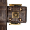 Fendi Zucca Glazed Fabric Cage Baguette Satchel Secondhand