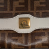 Fendi Zucca Glazed Fabric Cage Baguette Satchel Secondhand