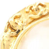 Chanel Gold Plated Faux Pearl CC Round Clip On Earrings Secondhand