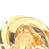 Chanel Gold Plated Faux Pearl CC Round Clip On Earrings Secondhand