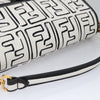 Secondhand Fendi Baguette White Canvas Bag