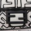 Secondhand Fendi Baguette White Canvas Bag