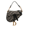Dior Mini Oblique Canvas Saddle Bag Secondhand