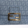 Secondhand Fendi Baguette Blue Canvas Bag