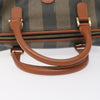 Secondhand Fendi Pequin Brown Canvas Bag