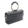 Chanel CC Quilted Lambskin Top Handle Flap Bag Secondhand