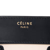 Celine Micro Tricolor Calfskin and Suede Luggage Tote Secondhand