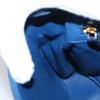 Secondhand Fendi Bebaguette Blue Leather Bag