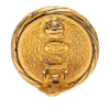 Chanel CC Gold Plated Round Clip On Earrings Secondhand