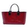 Bottega Veneta Limited Edition Medium Brushed Calfskin Intreccio Cabat Tote Secondhand