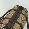 Secondhand Burberry Haymarket Beige Canvas Bag