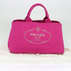 Secondhand Prada Canapa Pink Canvas Bag