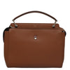 Secondhand Fendi Dot Com Brown Leather Bag