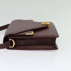 Secondhand Cartier Must line Burgundy Leather Bag