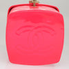 Secondhand Chanel Vanity Pink Patent Leather Bag