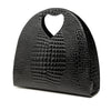 Saint Laurent Croc Embossed Patent Handbag Secondhand