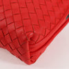 Secondhand Bottega Veneta Intrecciato Red Leather Bag