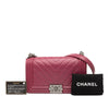Chanel Old Medium Chevron Lambskin Boy Flap Secondhand