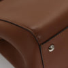 Secondhand Fendi Dot Com Brown Leather Bag