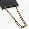 Secondhand Chanel Shopping Black Leather Bag