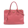 Prada Medium Saffiano Lux Galleria Double Zip Satchel Secondhand