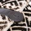 Fendi Zucca Shearling Double F Baguette Satchel Secondhand