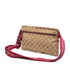 Gucci GG Canvas Web Double Pocket Belt Bag Secondhand