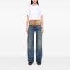 Gucci GG Canvas Web Double Pocket Belt Bag Secondhand