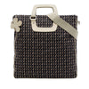 Chanel CC Canvas Clover Vertical Tote Secondhand