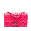 Chanel Mini Rectangular Classic Patent Single Flap Secondhand