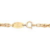 Chanel CC Gold Plated Round Pendant Necklace Secondhand