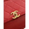 Chanel CC Tricolor Quilted Lambskin Single Flap Secondhand