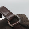 Secondhand Bulgari Logo Brown Canvas Bag