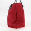 Secondhand Bottega Veneta Red Canvas Bag