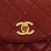 Secondhand Chanel Duma Red Leather Bag