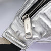 Secondhand Fendi FF Silver Leather Bag