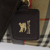 Secondhand Burberry Haymarket Beige Canvas Bag