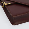 Secondhand Cartier Must line Burgundy Leather Bag