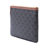 Celine Small Triomphe Coated Canvas Clutch Secondhand