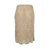 Secondhand Moschino Embroidered Lace Skirt - '10s