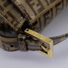 Secondhand Fendi Mamma Baguette Brown Canvas Bag